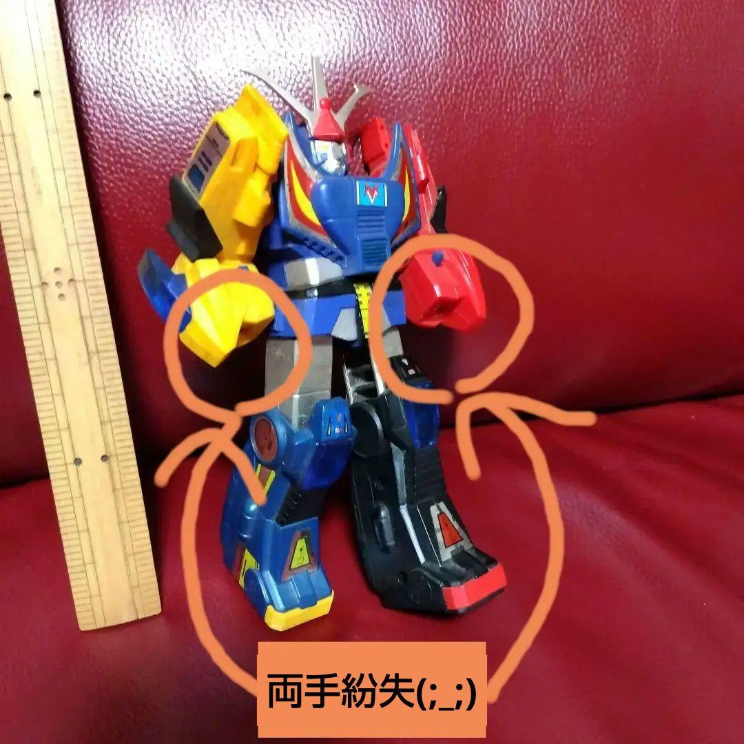 銀河烈風バクシンガー　合金　　４０年前の、ロボットフィギュア