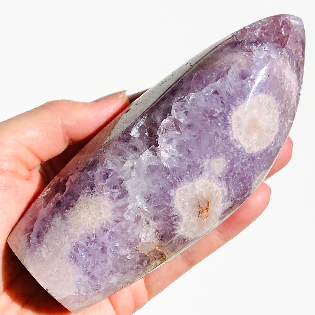 ★★★破格 最終特価【 ピンクアメジスト トーチ型 ドーム 約500g 】