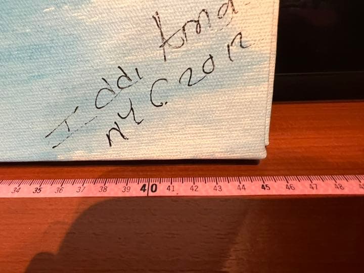 絵画⑥ ニューヨーク　New York マンハッタン　風景画　油絵　2012