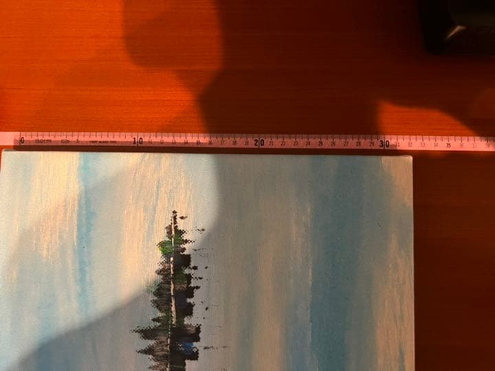 絵画⑥ ニューヨーク　New York マンハッタン　風景画　油絵　2012