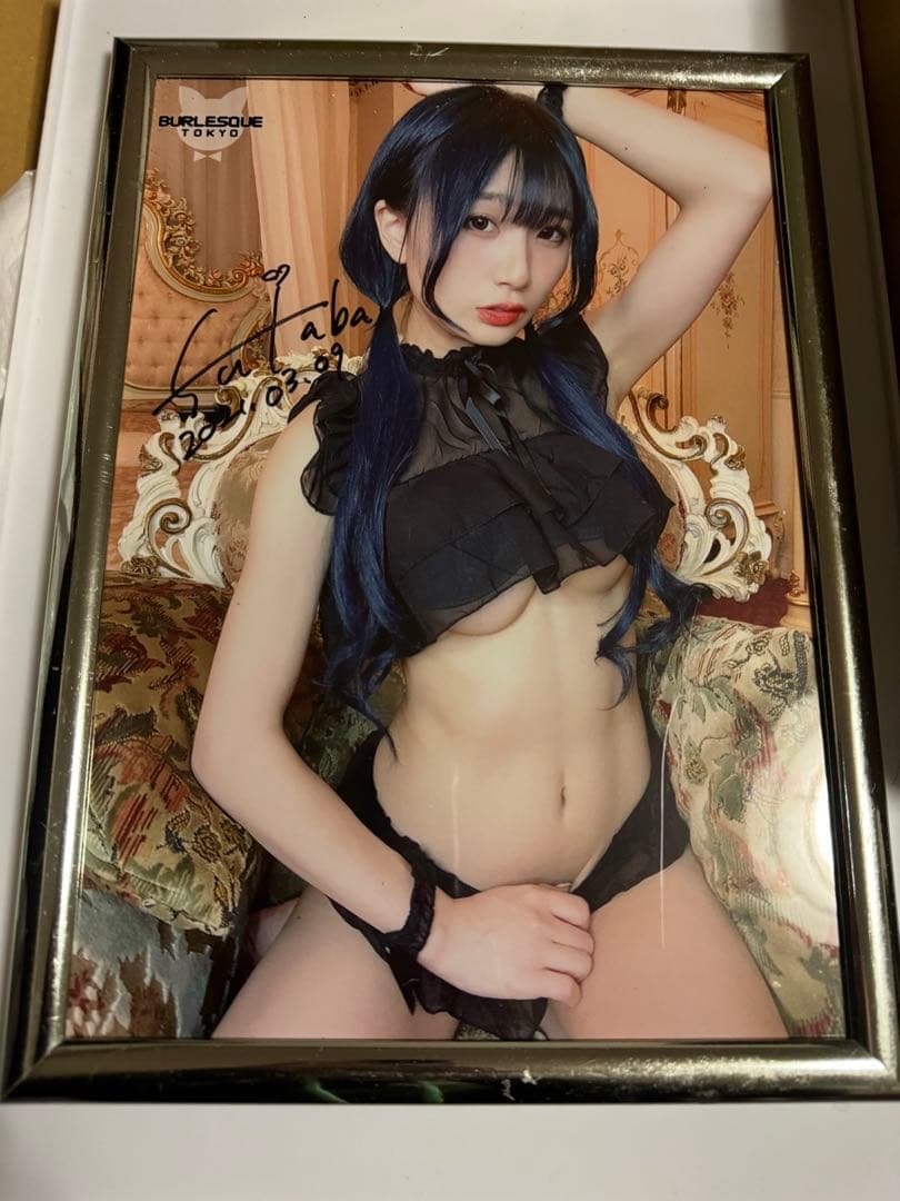 ロクサンエンジェル　ふたば　直筆サイン入りパネル　バーレスク東京　63angel