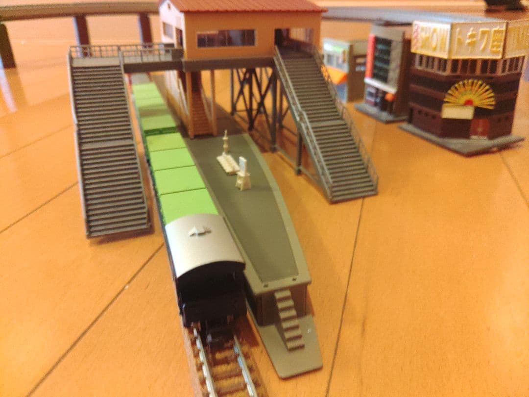 Nゲージ オリジナルスターターセット 立体交差線路+貨物列車+高性能パワーパック