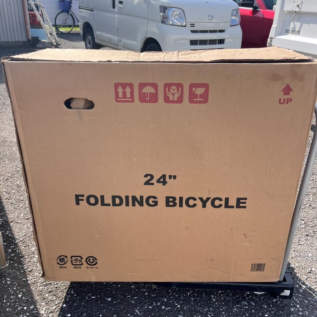 K◇未使用　シンプルスタイル　EUROPA　24インチ　折りたたみ自転車
