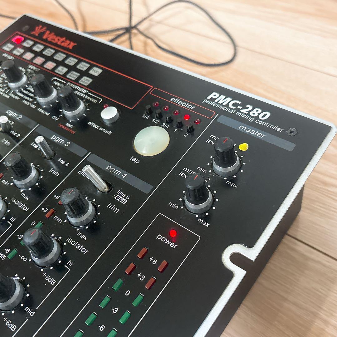 【即日発送】 Vestax PMC-280 DJミキサー 4チャンネル 通電OK