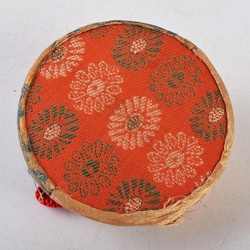 茶道具　漆塗　堆朱香合　仕覆付　C　8669