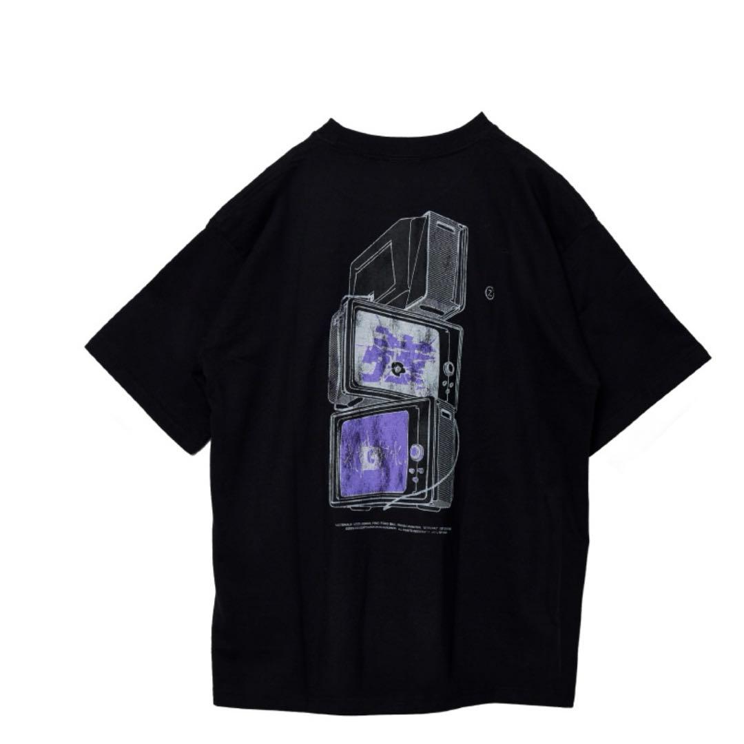 ずっと真夜中でいいのに。強TV Tee (Black) XL