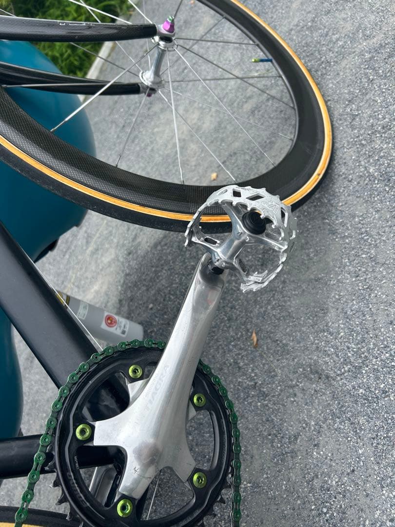 街乗りカーボンロード　Tハンドル　SPINERGY カーボンホイール　ひっこし