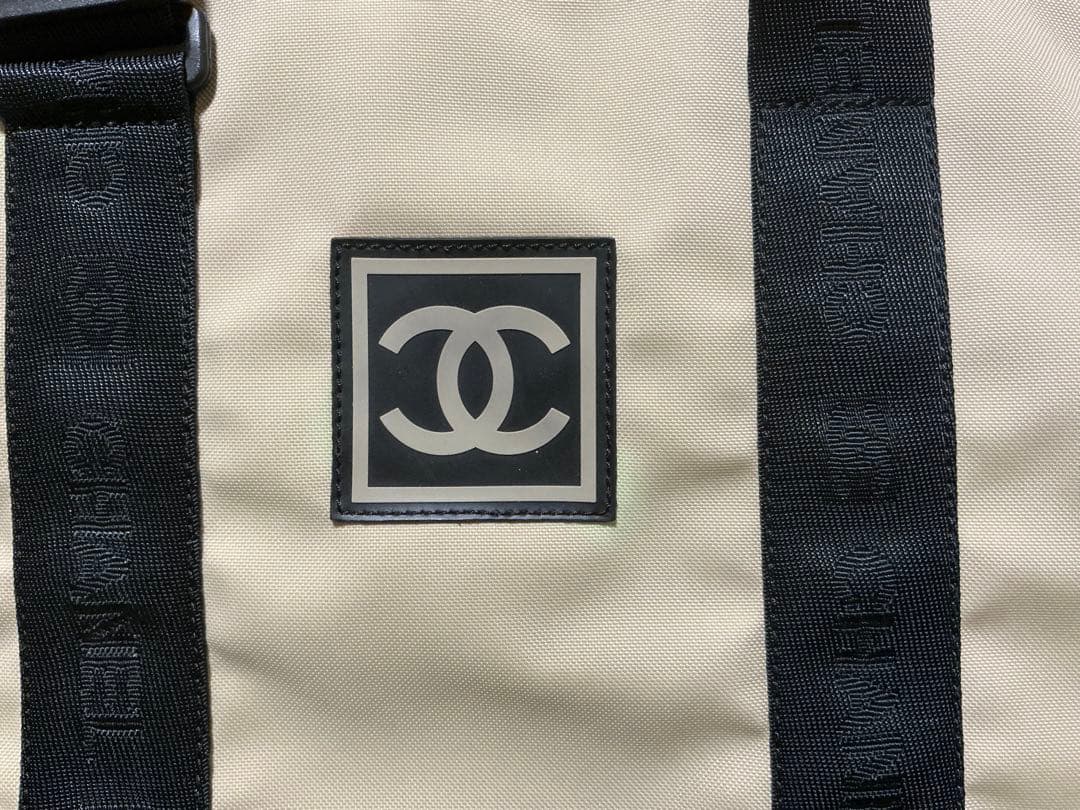 CHANEL シャネル スポーツライン ボストントラベルバッグ