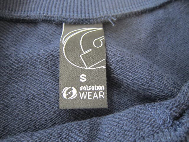衣類07／Sサイズ：salsationサルセーション　クロップドトレーナー　紺色