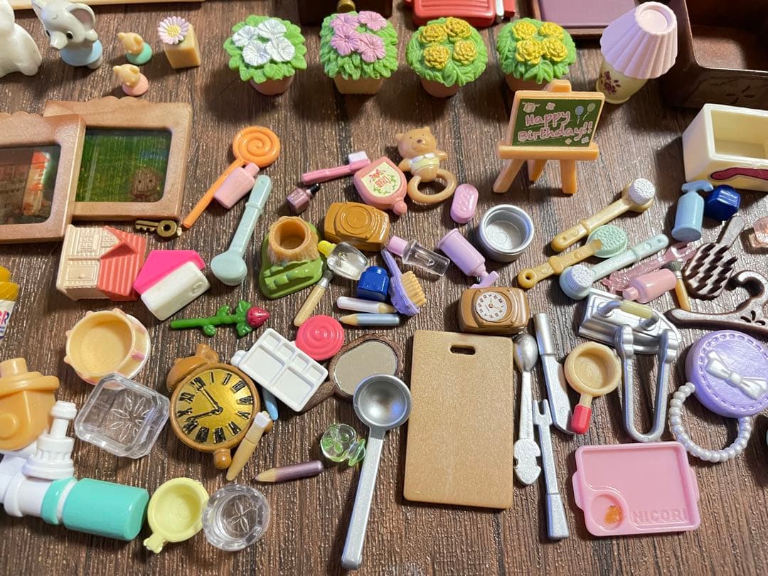 シルバニア　ぶどうの森のおうち　家具・小物まとめ売り約300個