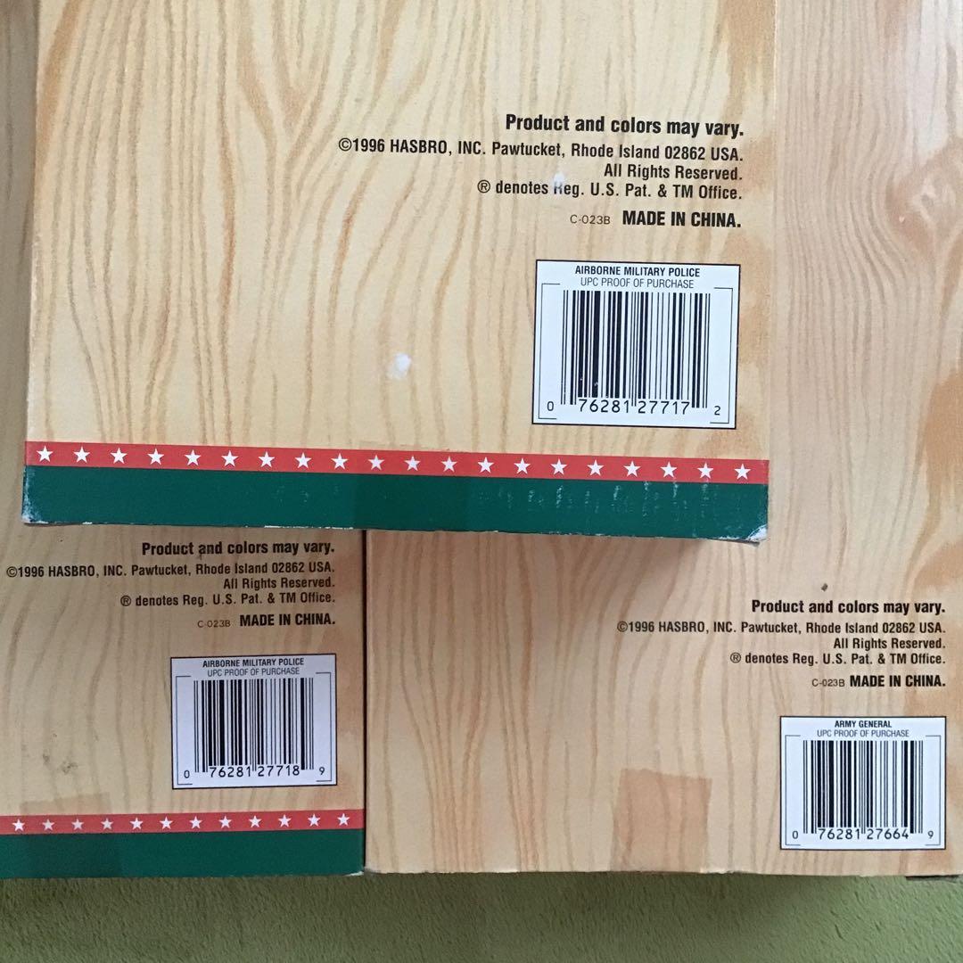 GI-JOE ジーアイジョー 限定版 3体セット 1996年 HASBRO 新品