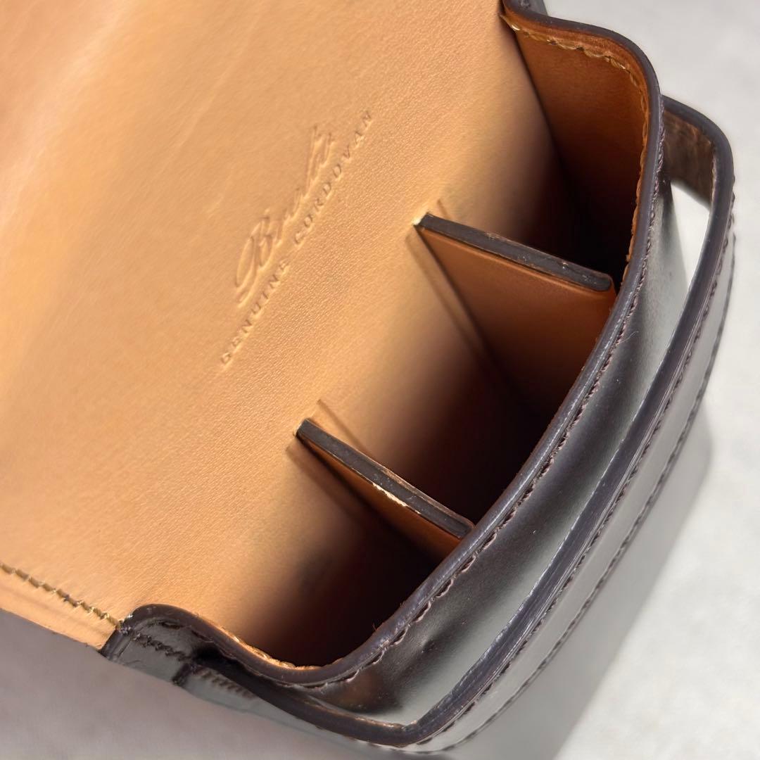 コードバンペンケース 肉盛り3本差しBrelioブレイリオBrelio 廃盤品