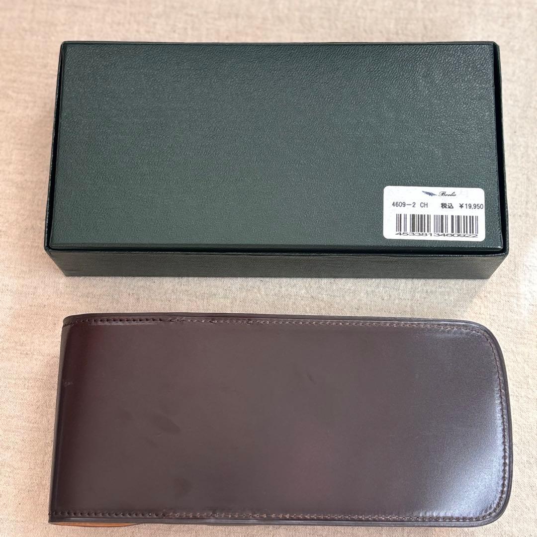 コードバンペンケース 肉盛り3本差しBrelioブレイリオBrelio 廃盤品