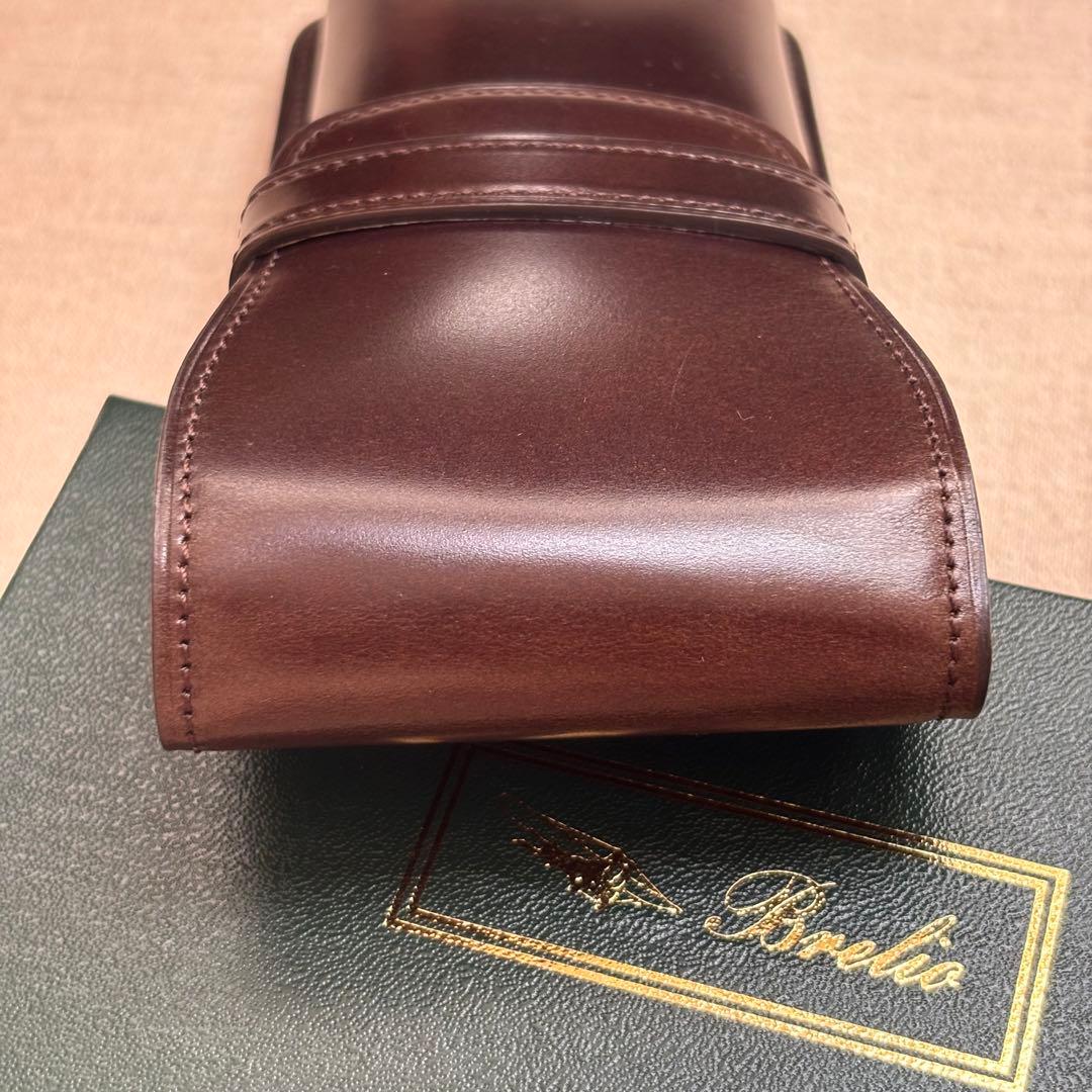 コードバンペンケース 肉盛り3本差しBrelioブレイリオBrelio 廃盤品