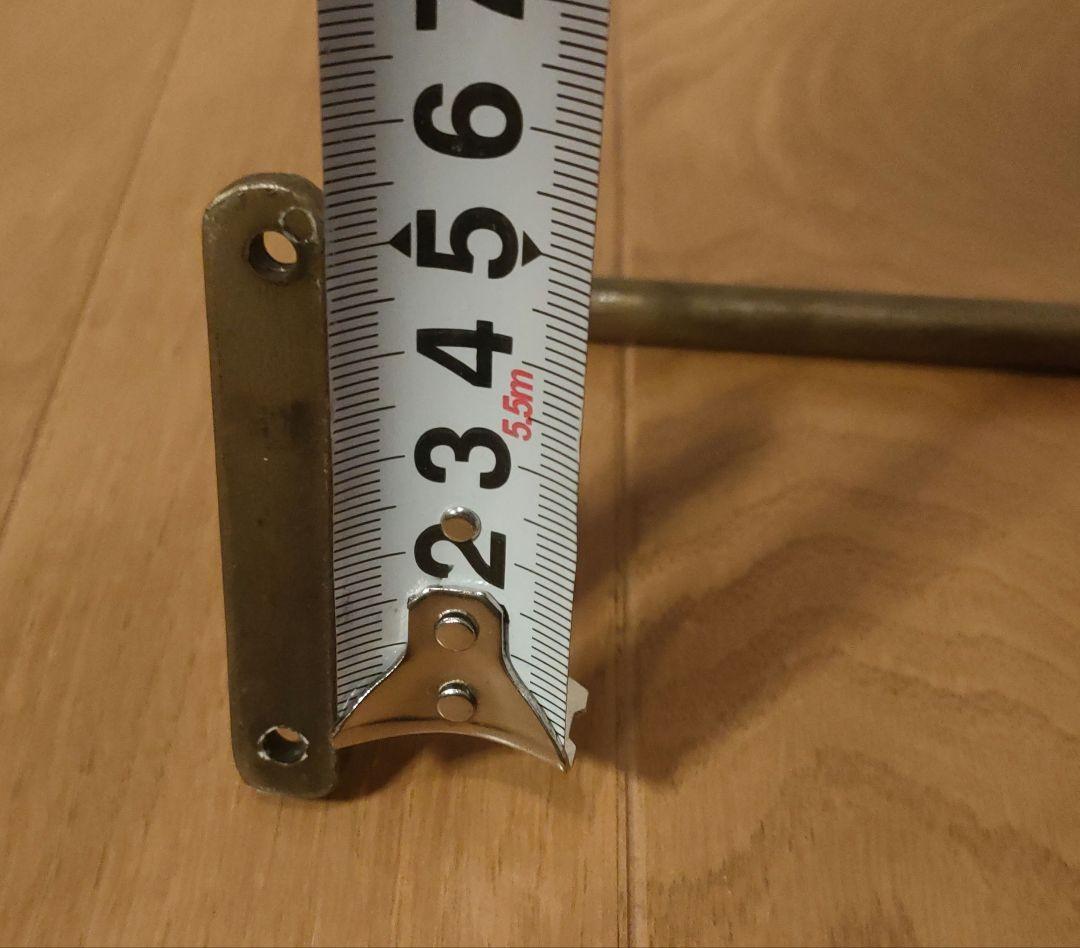 アンティーク 真鍮製 タオルハンガー ロング 幅75×高さ7.7cm レトロ