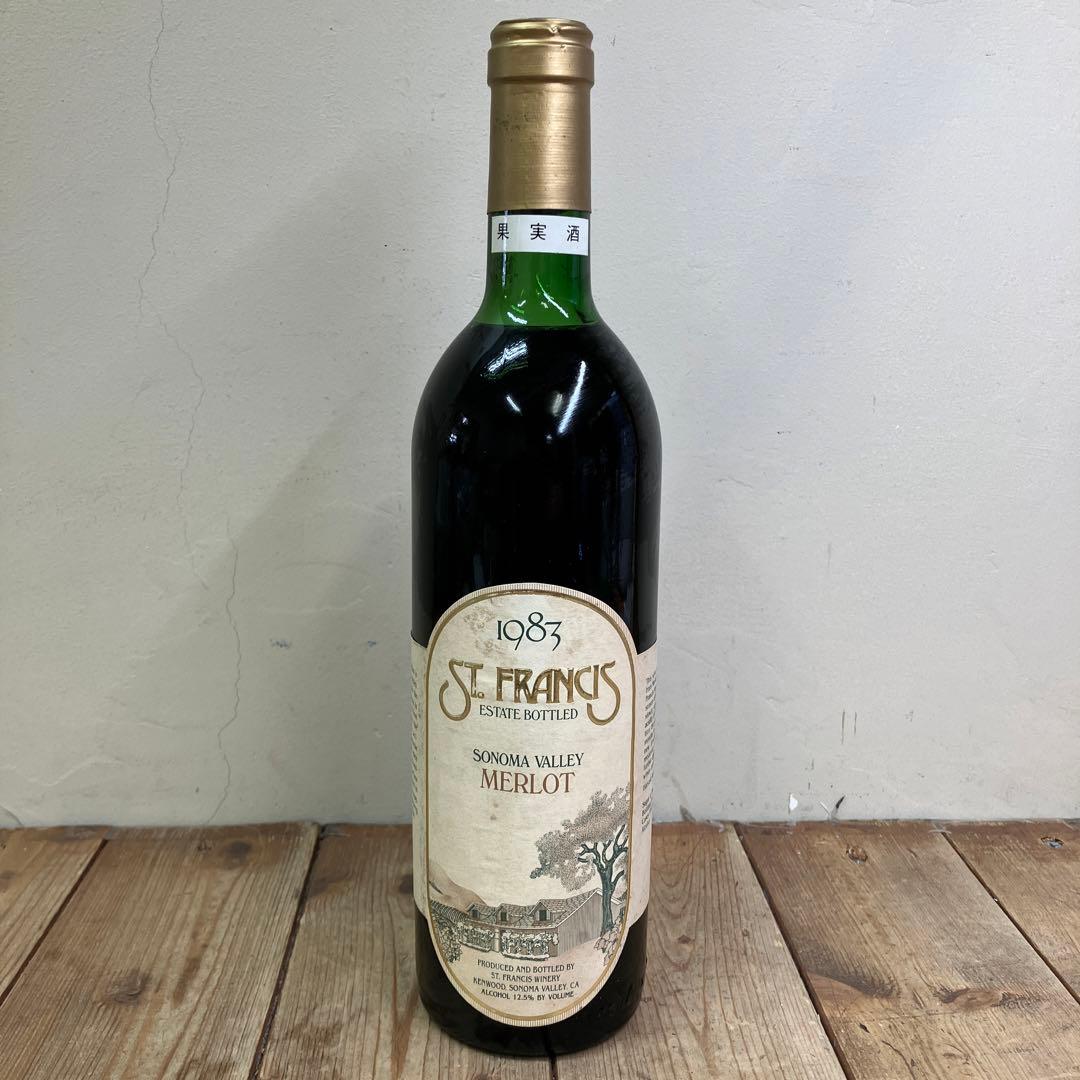 E-壁 ソノマヴァレー メルロー セントフランシス フルボトル 赤ワイン 古酒