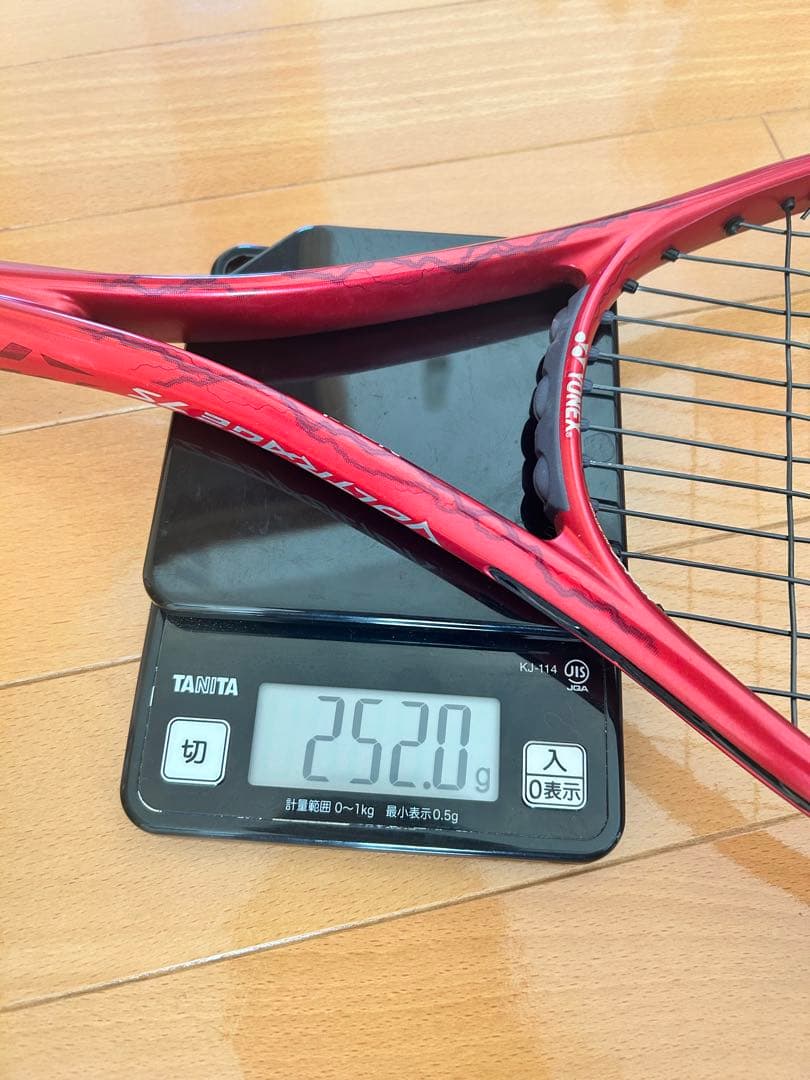 YONEX VOLTRAGE 7S 軟式テニスラケット 紅 クレナイ