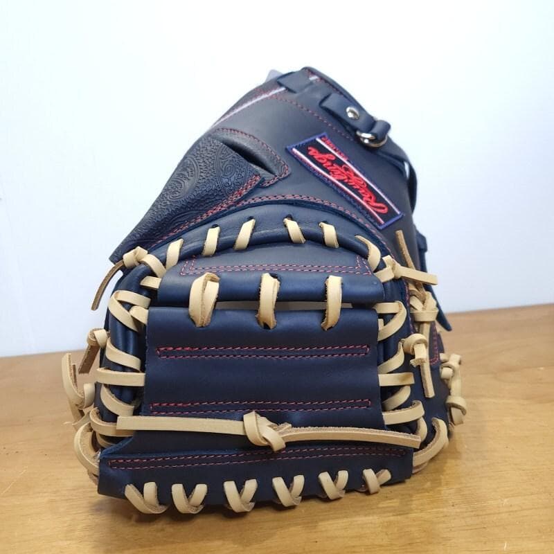 ローリングス ペイズリーネイビー 未使用 左用 キャッチャーミット 軟式グローブ