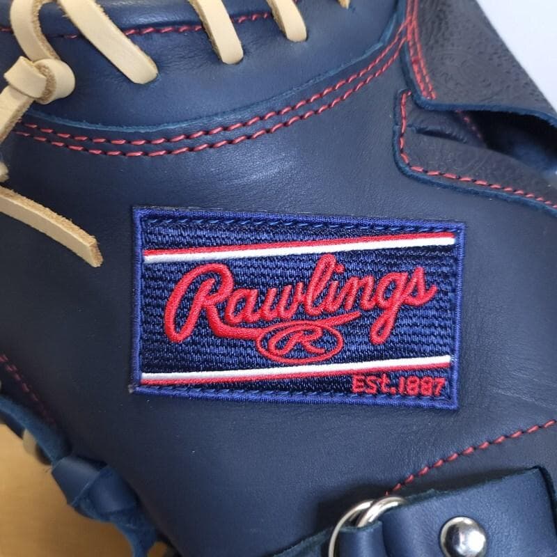 ローリングス ペイズリーネイビー 未使用 左用 キャッチャーミット 軟式グローブ