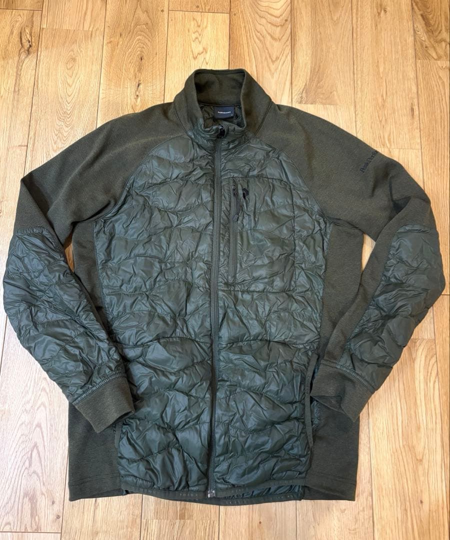 【ピークパフォーマンス】美品ヘリウムハイブリッドダウンジャケット