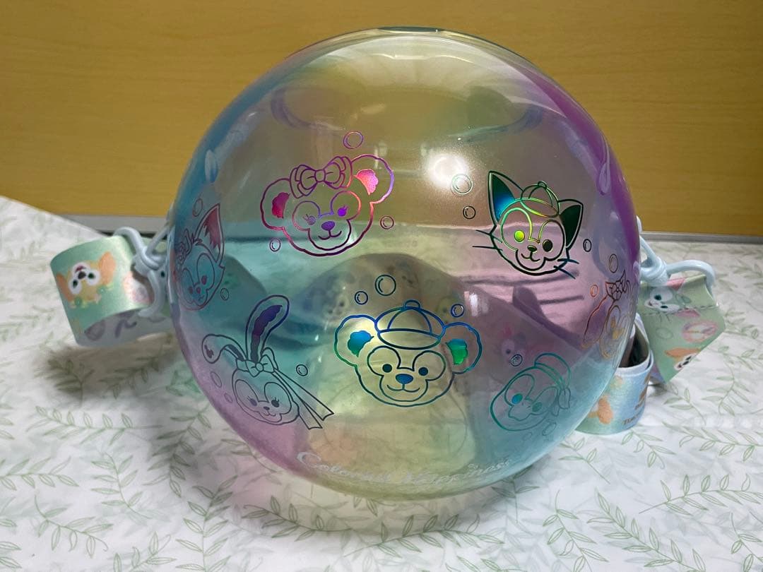 ディズニー　ダッフィー&フレンズ　カラフルハピネス　ポップコーンバケット　ケース