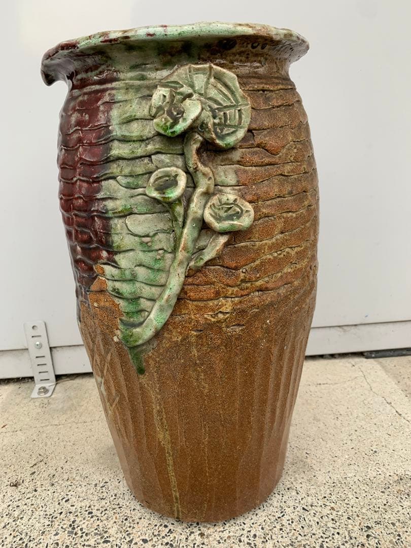 信楽焼　傘立て　花器　壺　花瓶