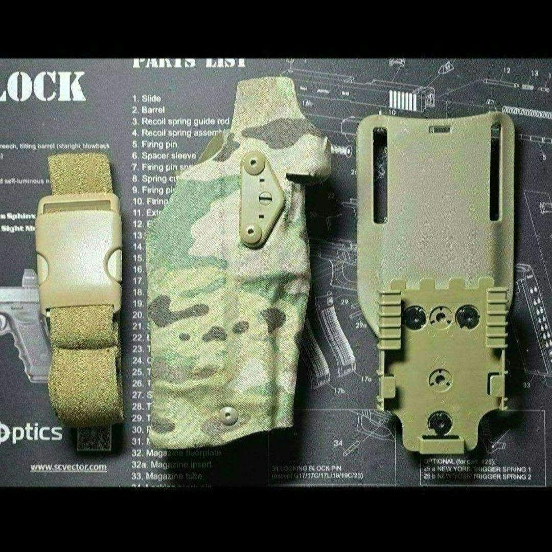 サファリランド　レプリカ　ホルスター　マルチカム　右用