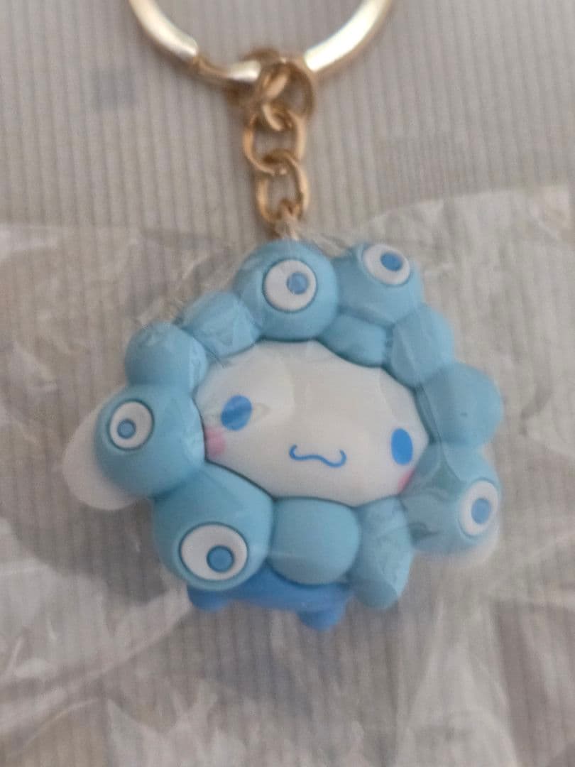 サンリオミャクミャク なりきり立体キーホルダーパステルカラー7種類コンプリート