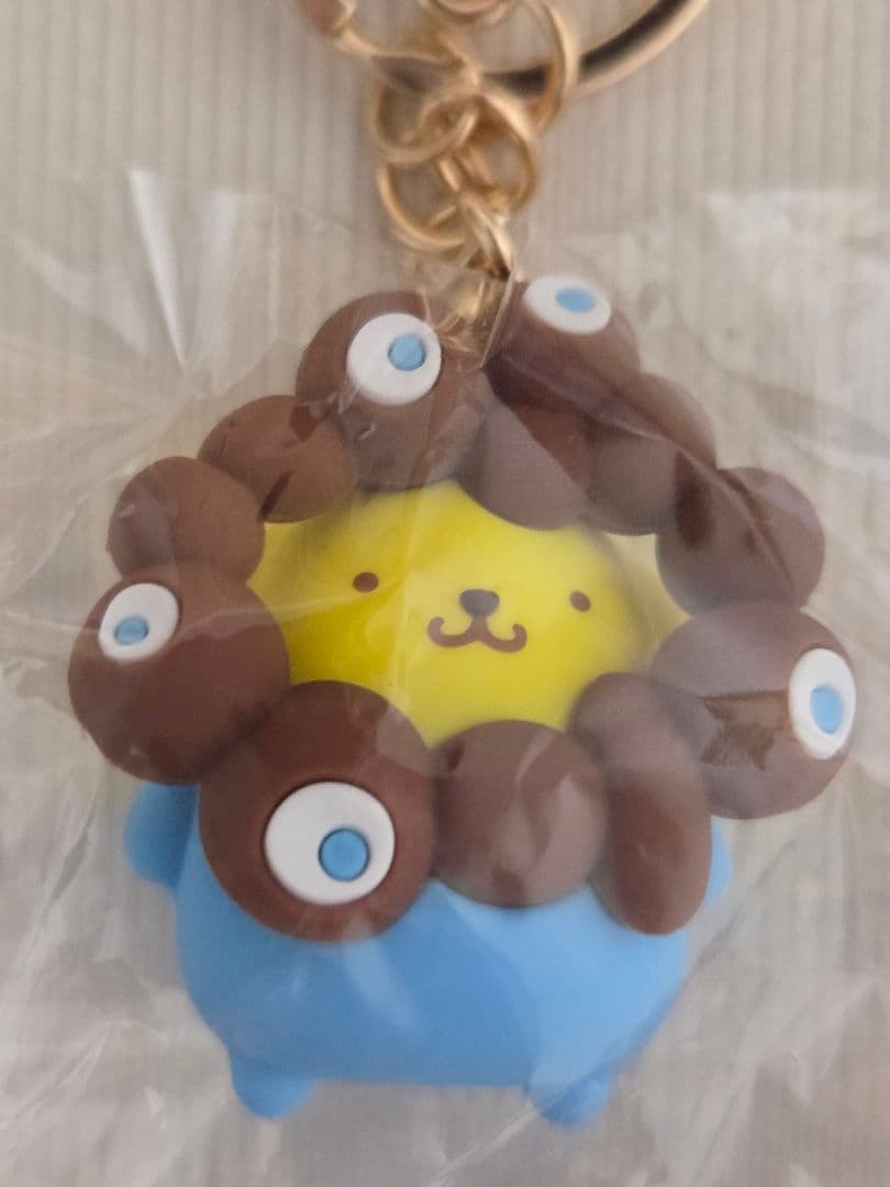 サンリオミャクミャク なりきり立体キーホルダーパステルカラー7種類コンプリート