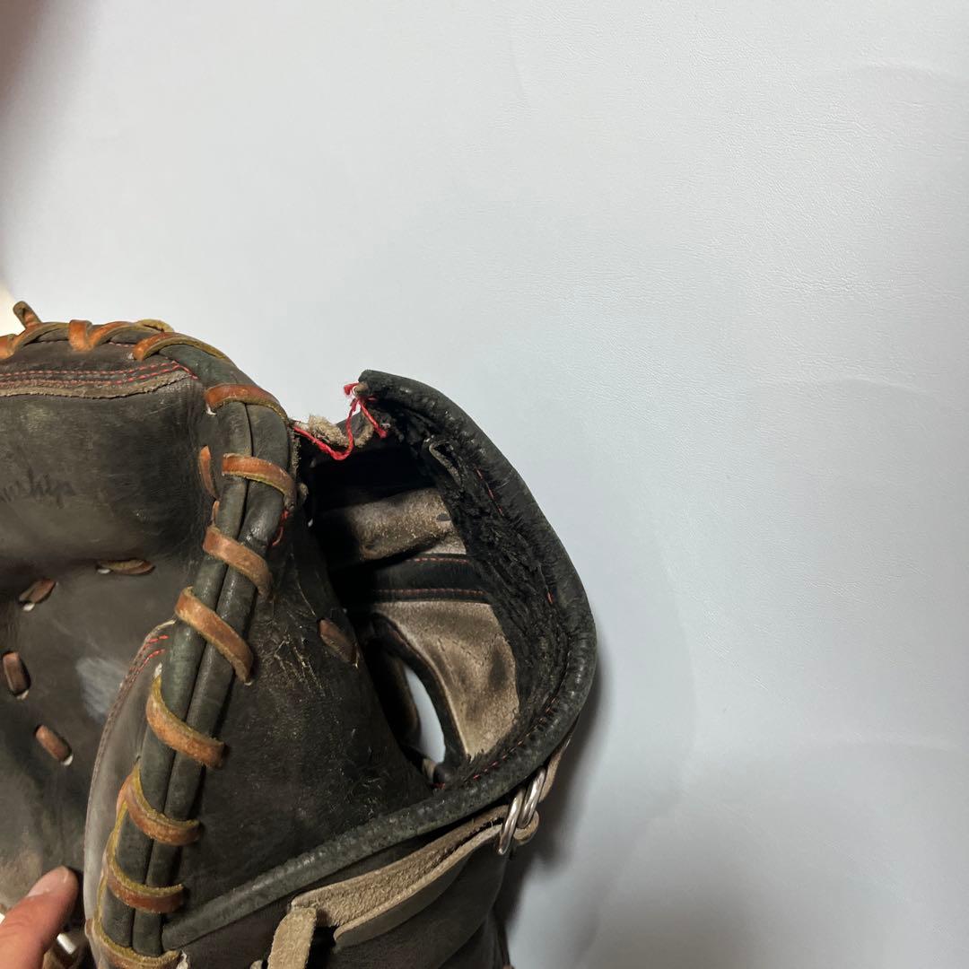 【希少】天皇杯・国体優勝選手使用 キャッチャーミット（ボロボロ）