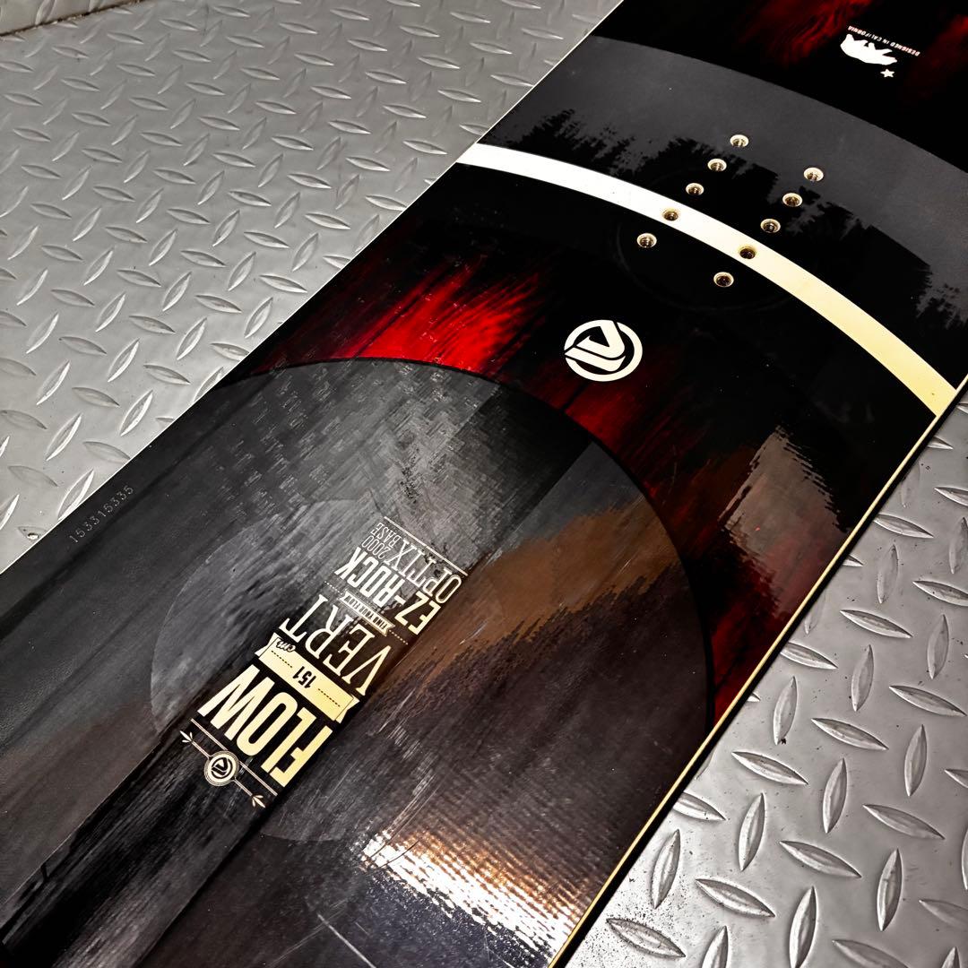 【Burton CARTEL付】FLOW VERT 151cm メンズ2点セット