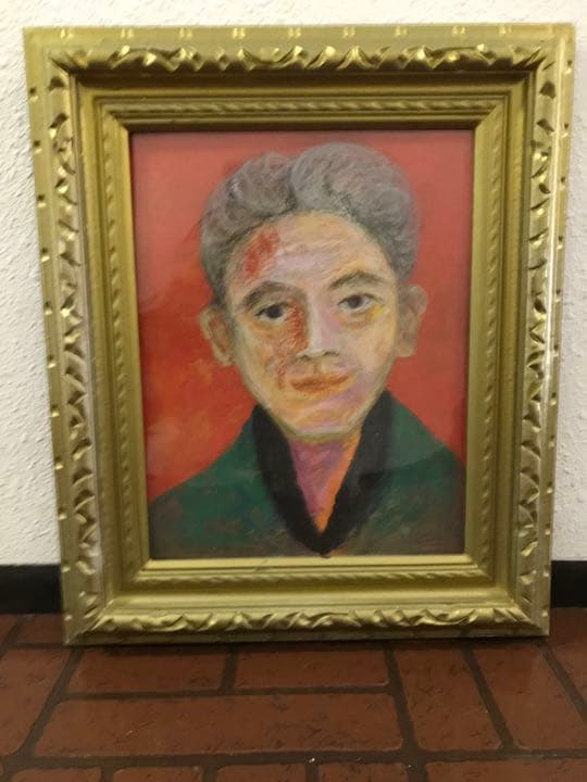 空飛ぶ前衛美術家糸川裕志の絵画、ポップアートの人物画、