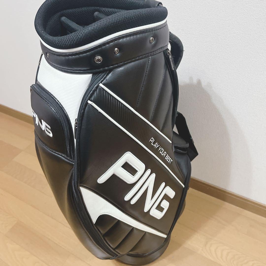 K267 PING ピン キャディバッグ ブラック フード無し
