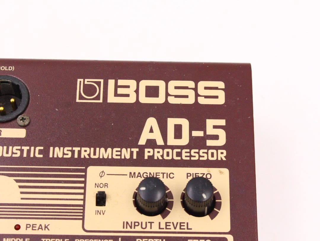 ▲BOSS AD-5 アコースティック楽器プロセッサー