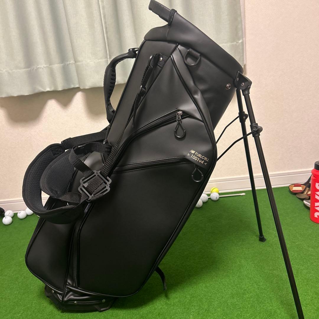 New Balance ニューバランス キャディバッグ ゴールドロゴ スタンド