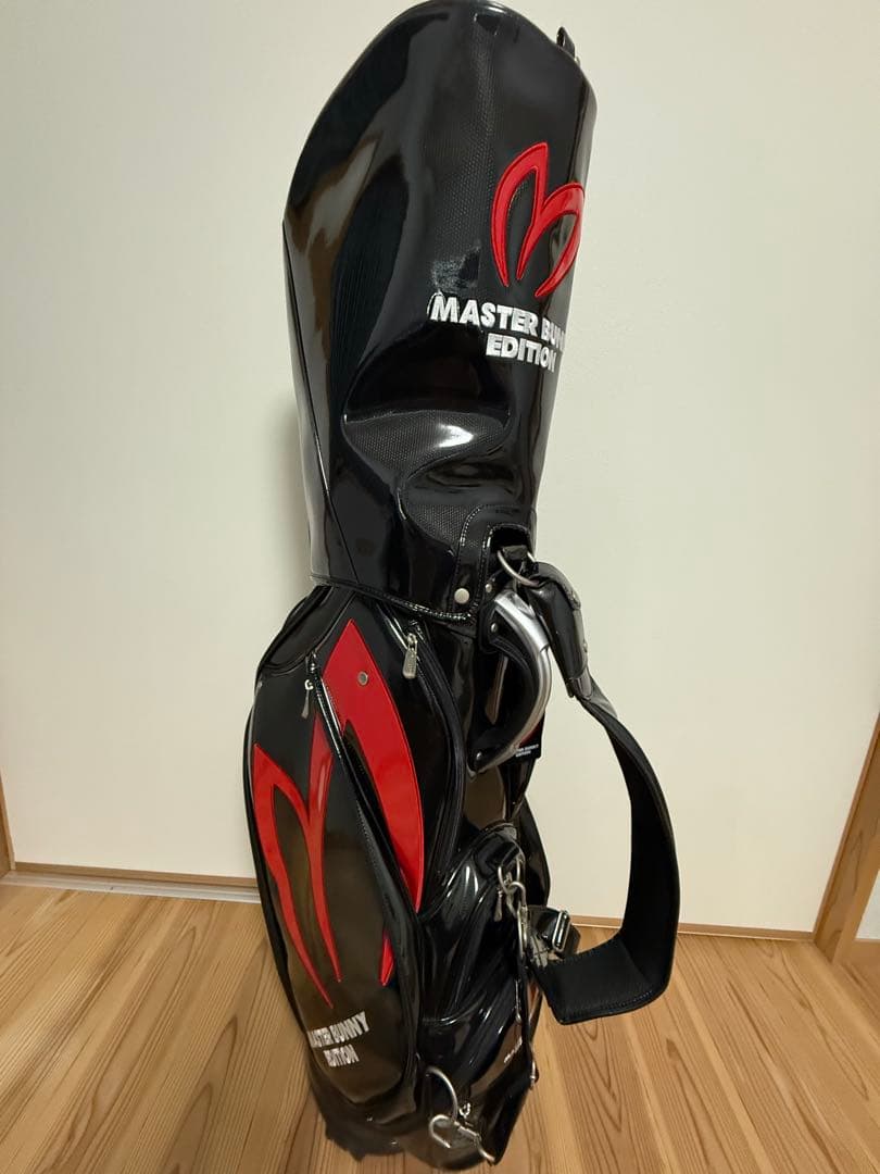 美品★MASTER BUNNY EDITION ゴルフバッグ エナメルブラック