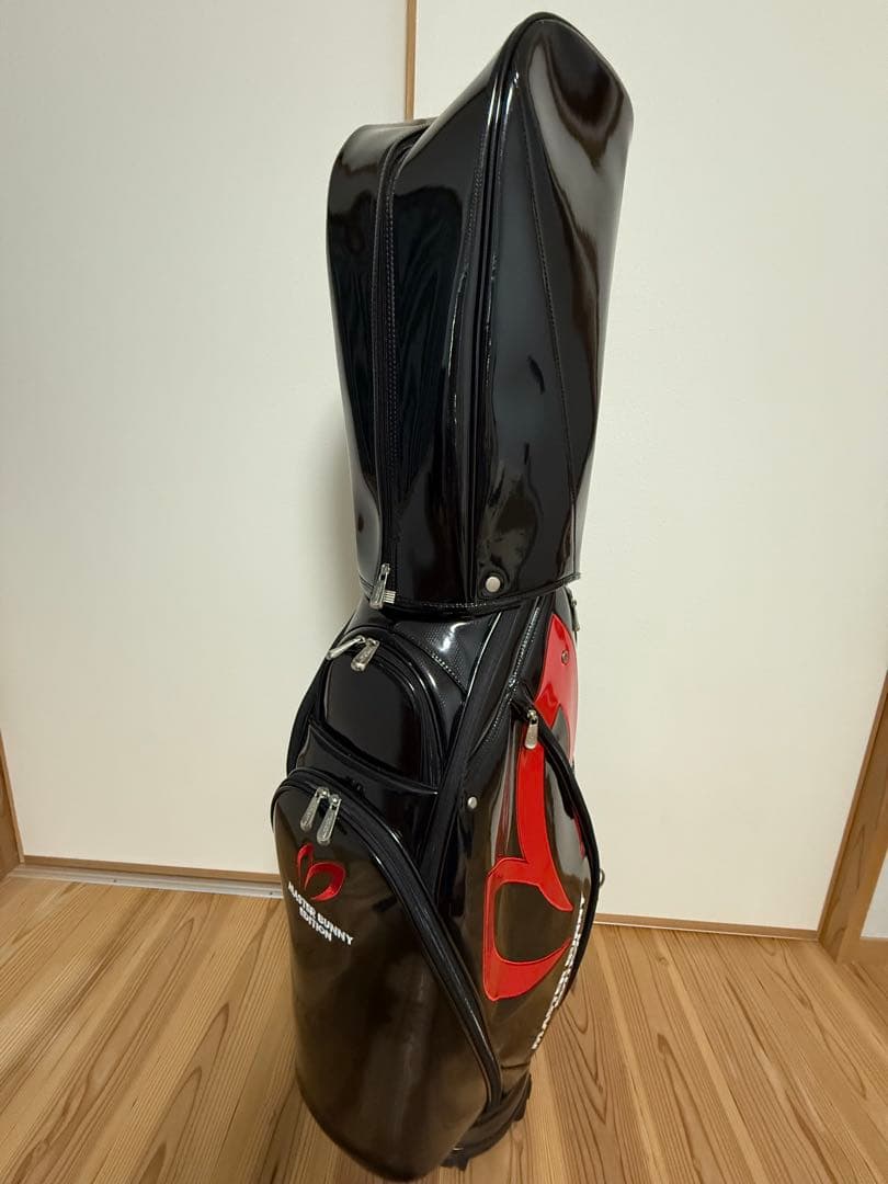 美品★MASTER BUNNY EDITION ゴルフバッグ エナメルブラック