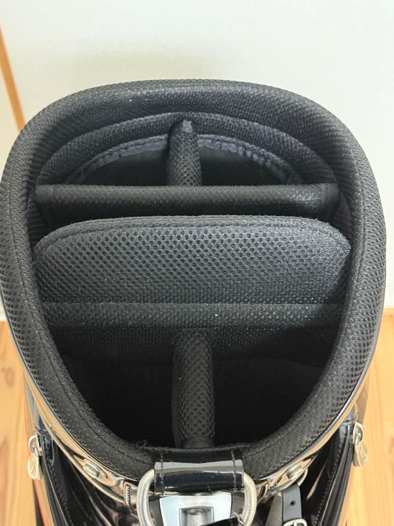 美品★MASTER BUNNY EDITION ゴルフバッグ エナメルブラック