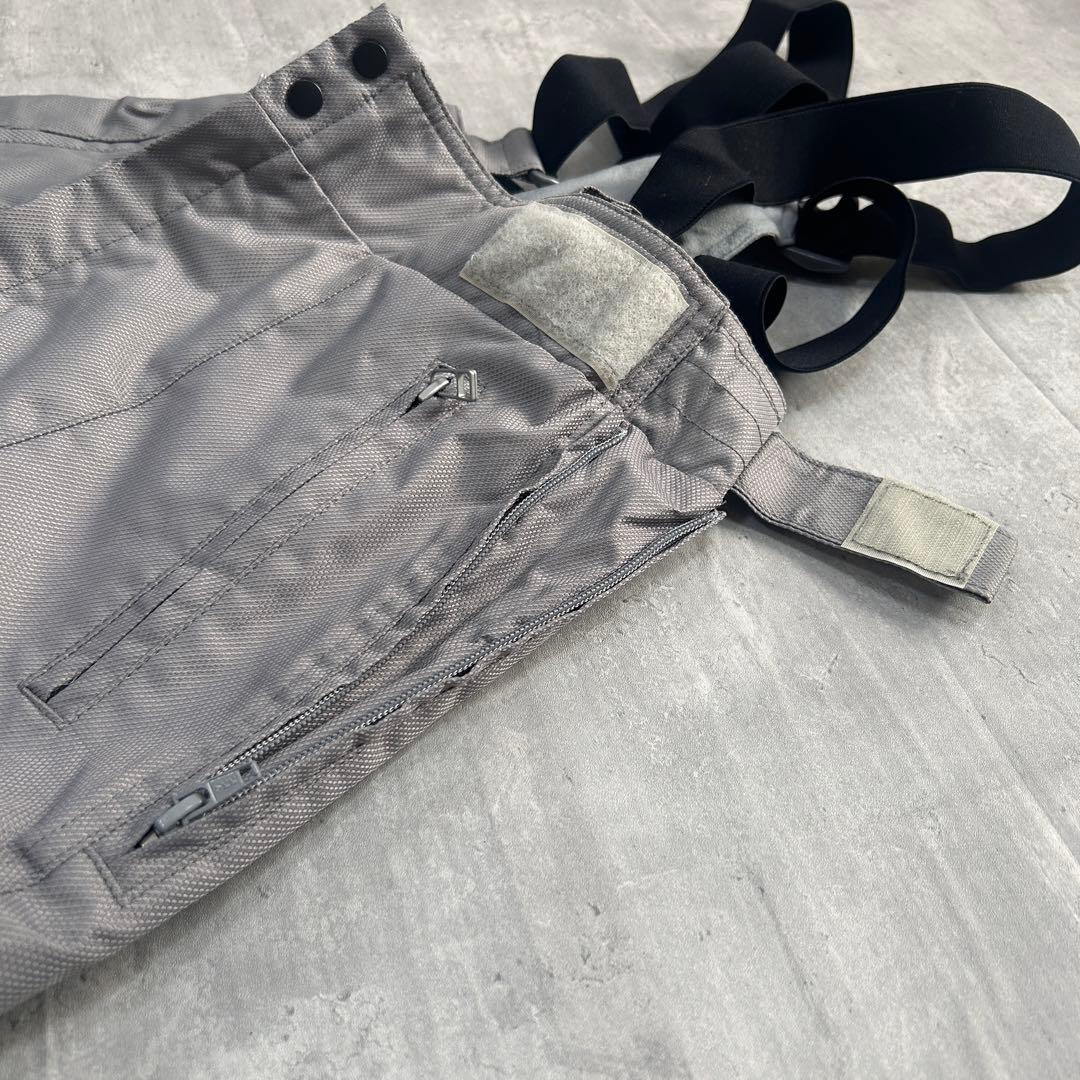 Z236 美品 エレッセ スキーウェア 上下 L レディース 赤×グレー 中綿