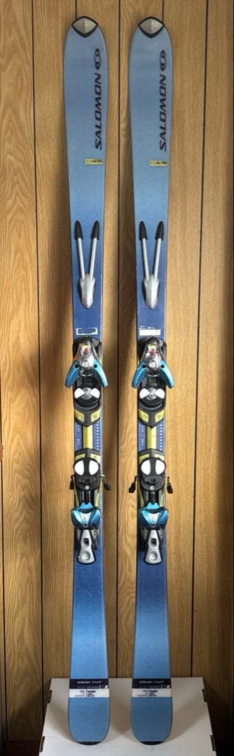 Salomon スキー板 青と黒　170