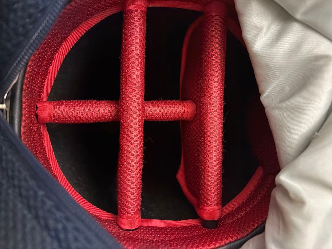 GOLFMAN　TAYLORMADE キャディバッグ 黒/赤/白