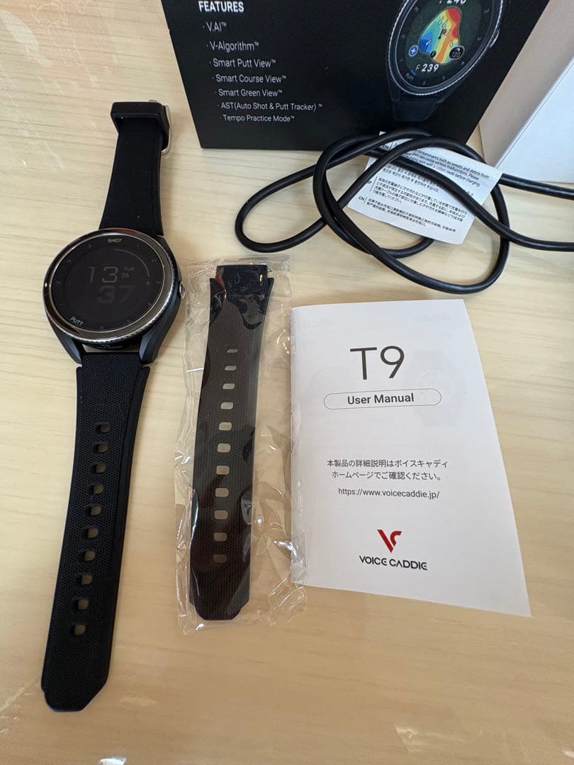 【送料無料】ボイスキャディ ゴルフナビ 時計 T9 VOICE CADDIE