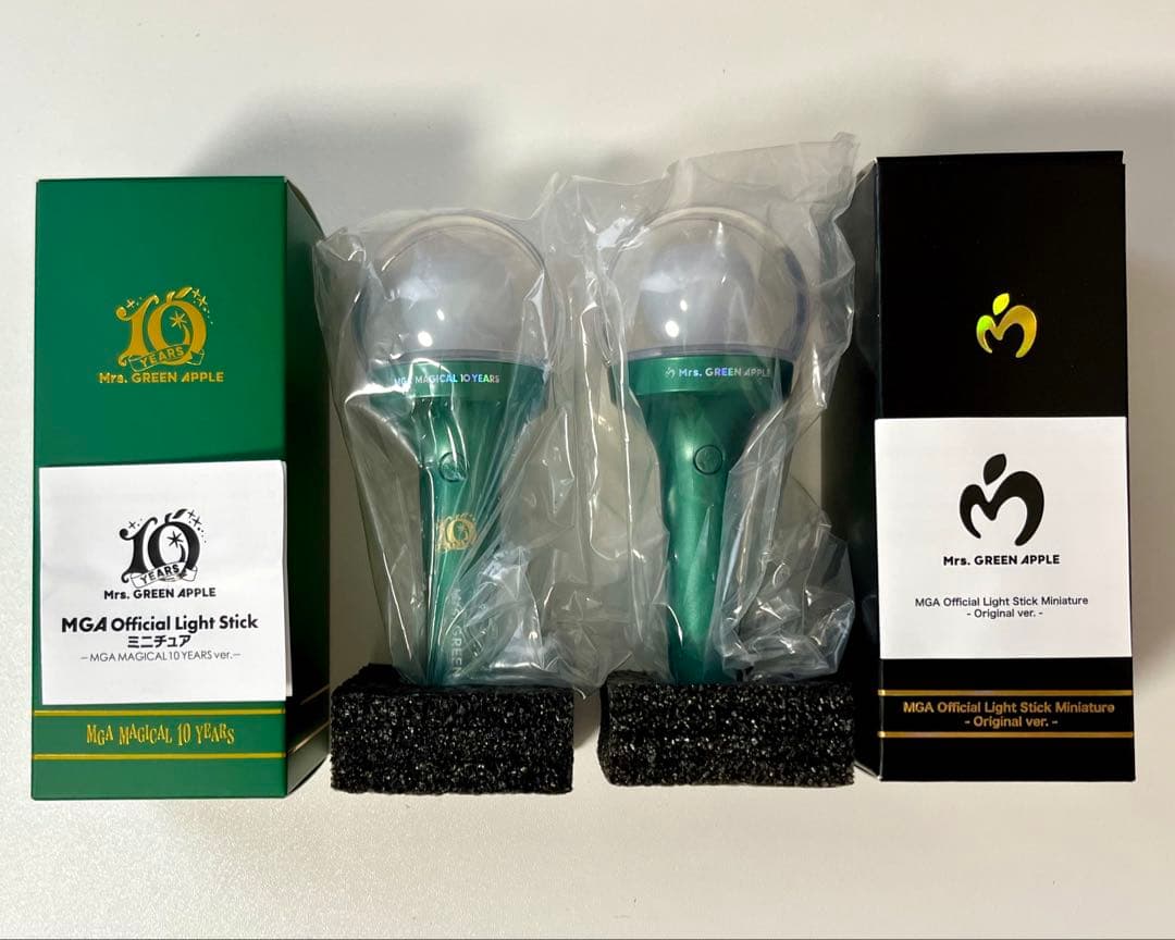 ミセスグリーンアップル　ペンライト　ミニチュア　2本セット