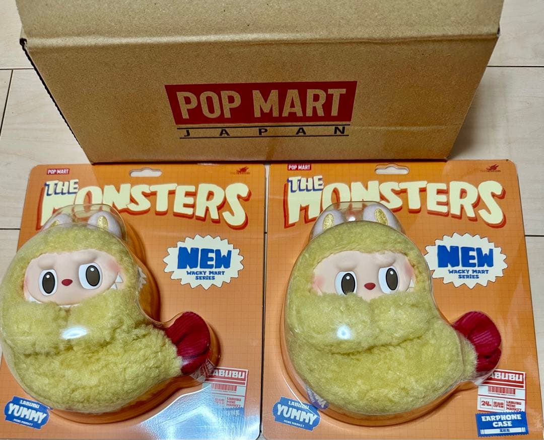 POPMARTMONSTERSLABUBUEarphoneCase 2個　セット