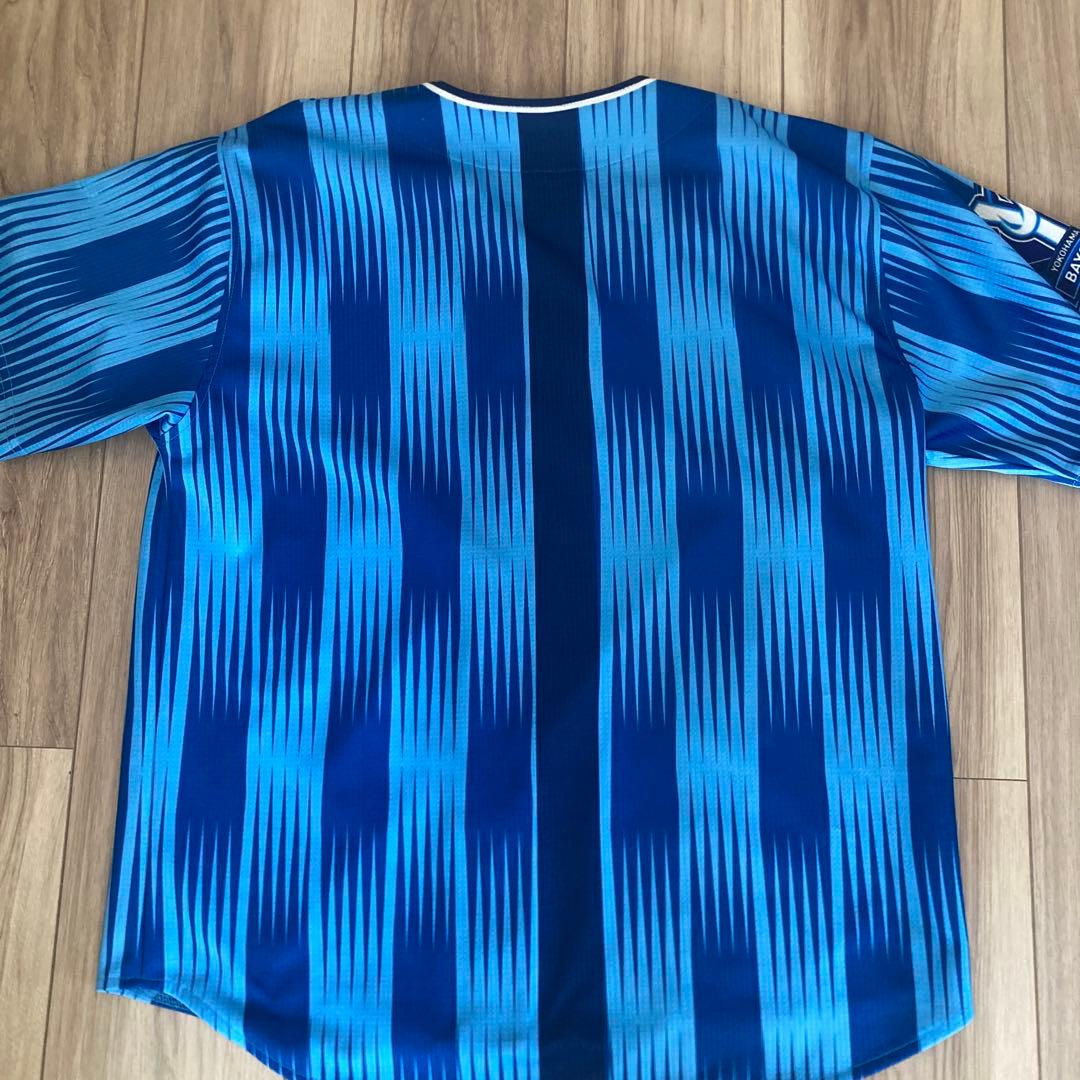 【未使用ワッペン付】DeNAベイスターズ 交流戦レプリカユニフォーム 背番号無し