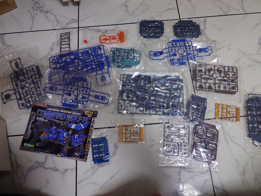 コトブキヤ製ゾイドHMMコマンドウルフAC