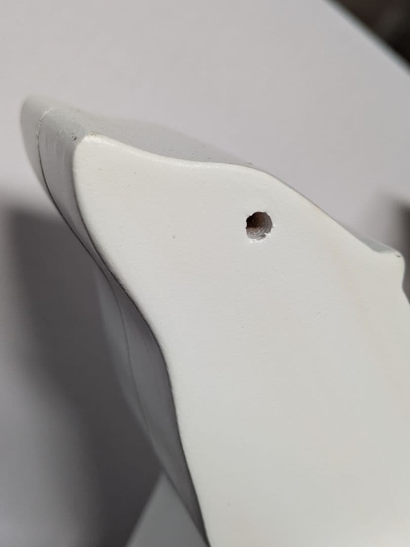 新品だけど少し傷ありオルセー美術館　ポンポン　木製おもちゃ　シロクマ　パリお土産