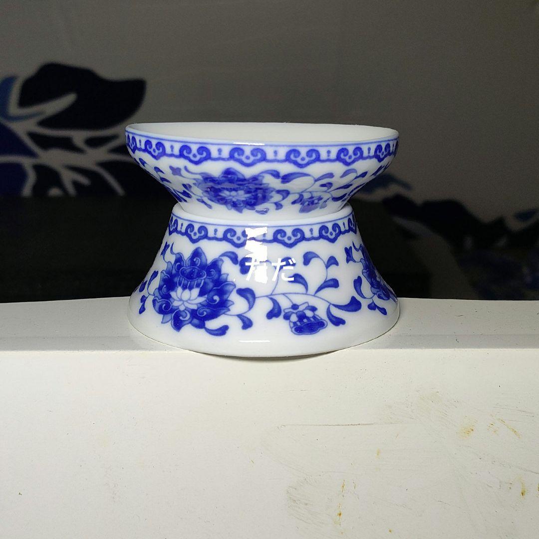 中国茶器 景徳鎮 青花磁茶器セット 新品未使用