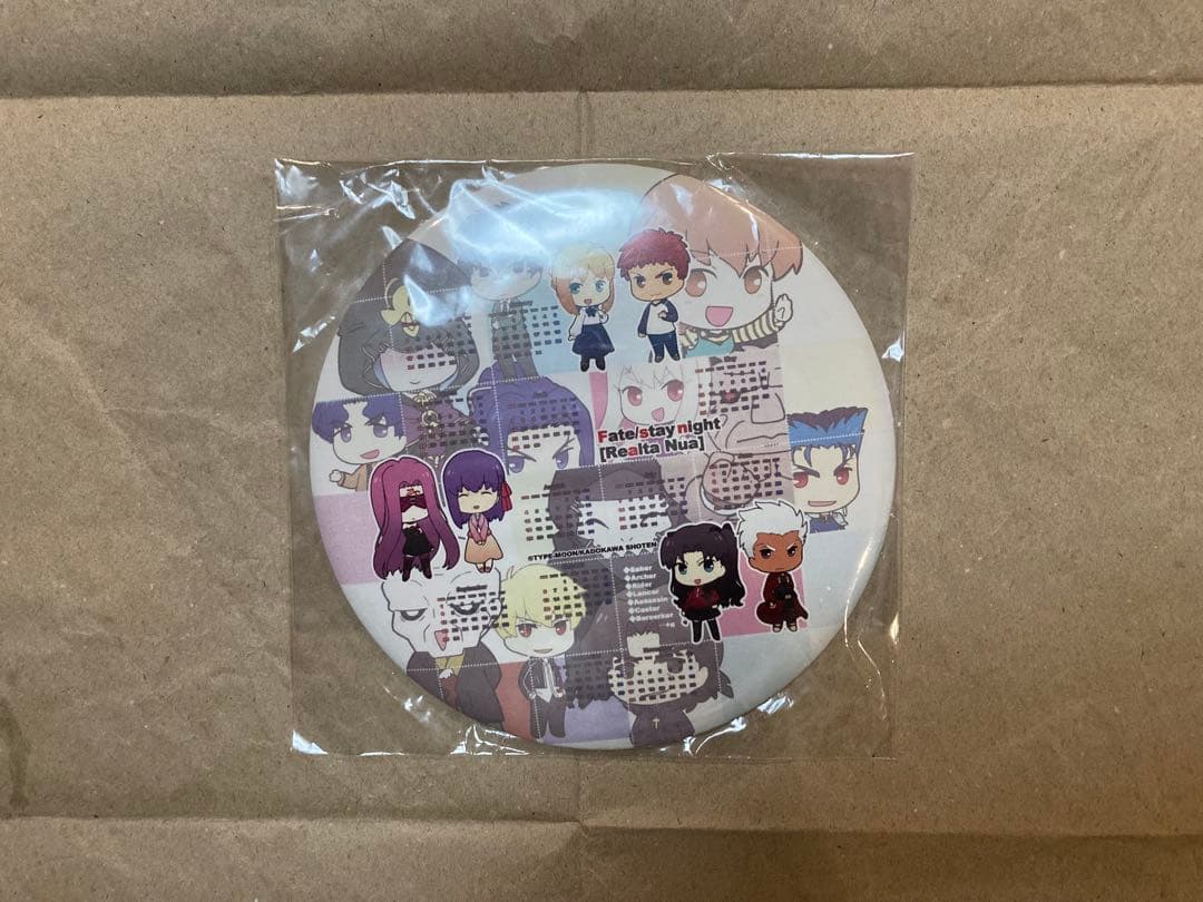 fate レアルタヌア 記念 特大 缶バッジ