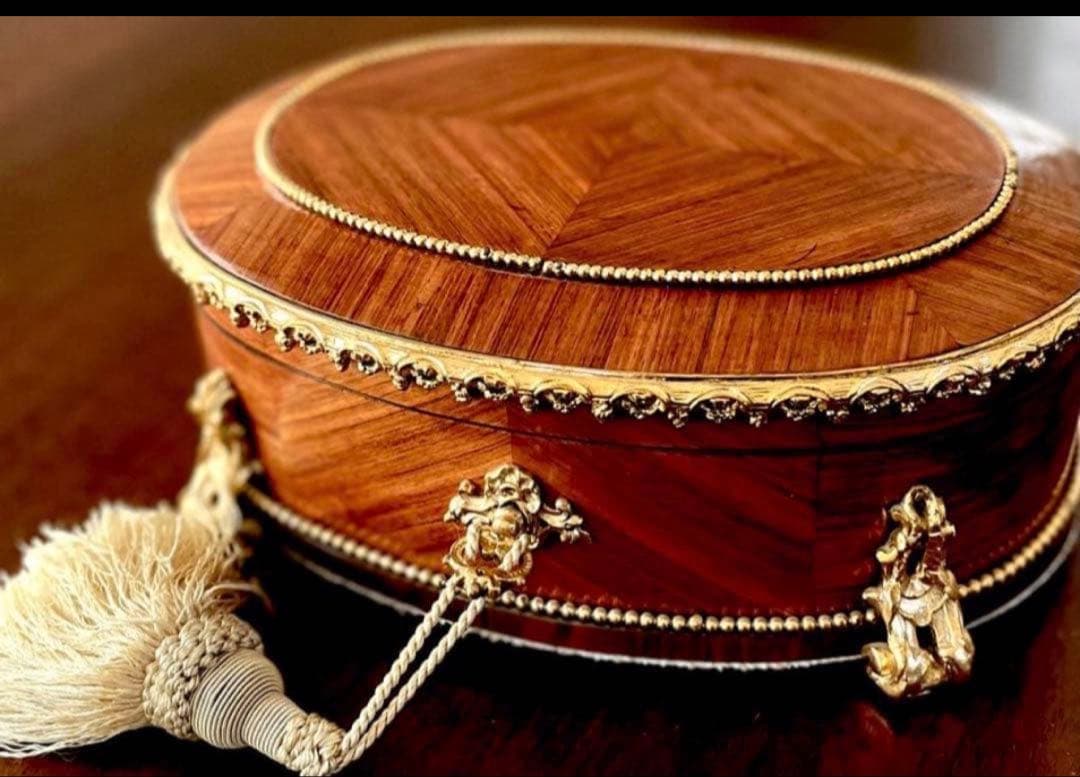 豪華　19世紀 アンティーク ジュエリーボックス　フランス　木箱　木製　宝石箱